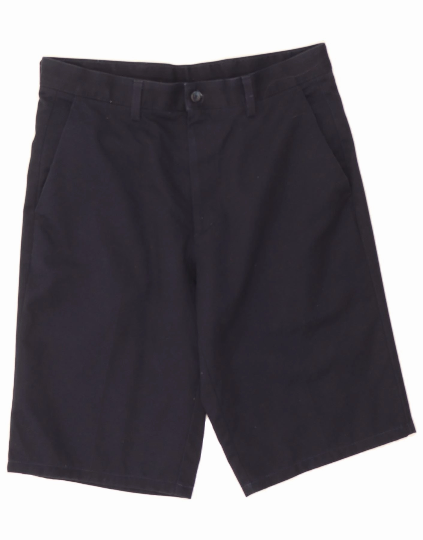 DOCKERS Mens Chino Shorts W34 Large  Navy Blue Cotton Midweight Texture
