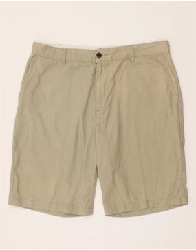 DOCKERS Mens Chino Shorts W36 Large Beige Cotton City Look