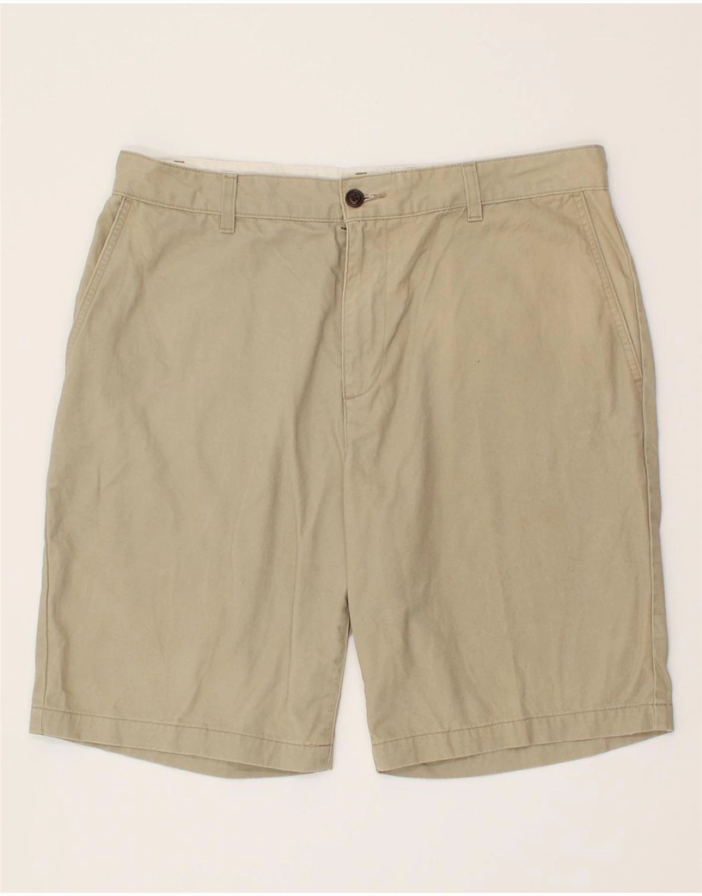DOCKERS Mens Chino Shorts W36 Large Beige Cotton City Look