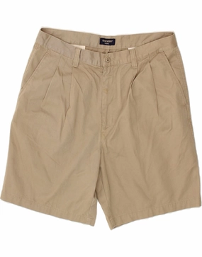 DOCKERS Mens Chino Shorts W36 Large Beige Cotton Comfort Stretch Cool Look