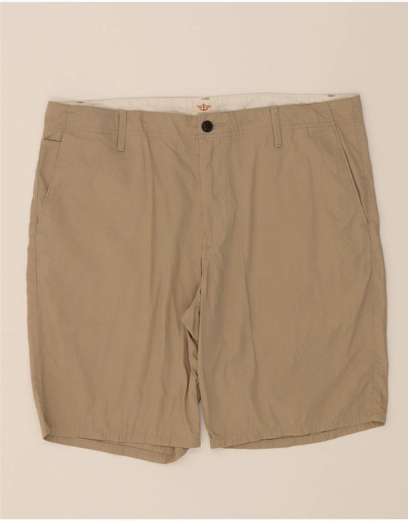 DOCKERS Mens Chino Shorts W36 Large  Beige Cotton ethical fashion present for him