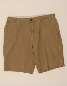 Vented Hem Details Chill Style DOCKERS Mens Chino Shorts W36 Large Beige Cotton