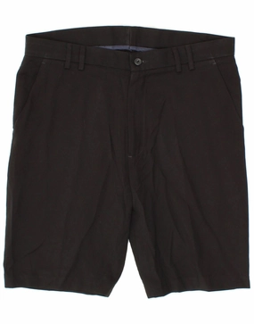 DOCKERS Mens Chino Shorts W36 Large Black Polyester Bright Colors Comfortable Design