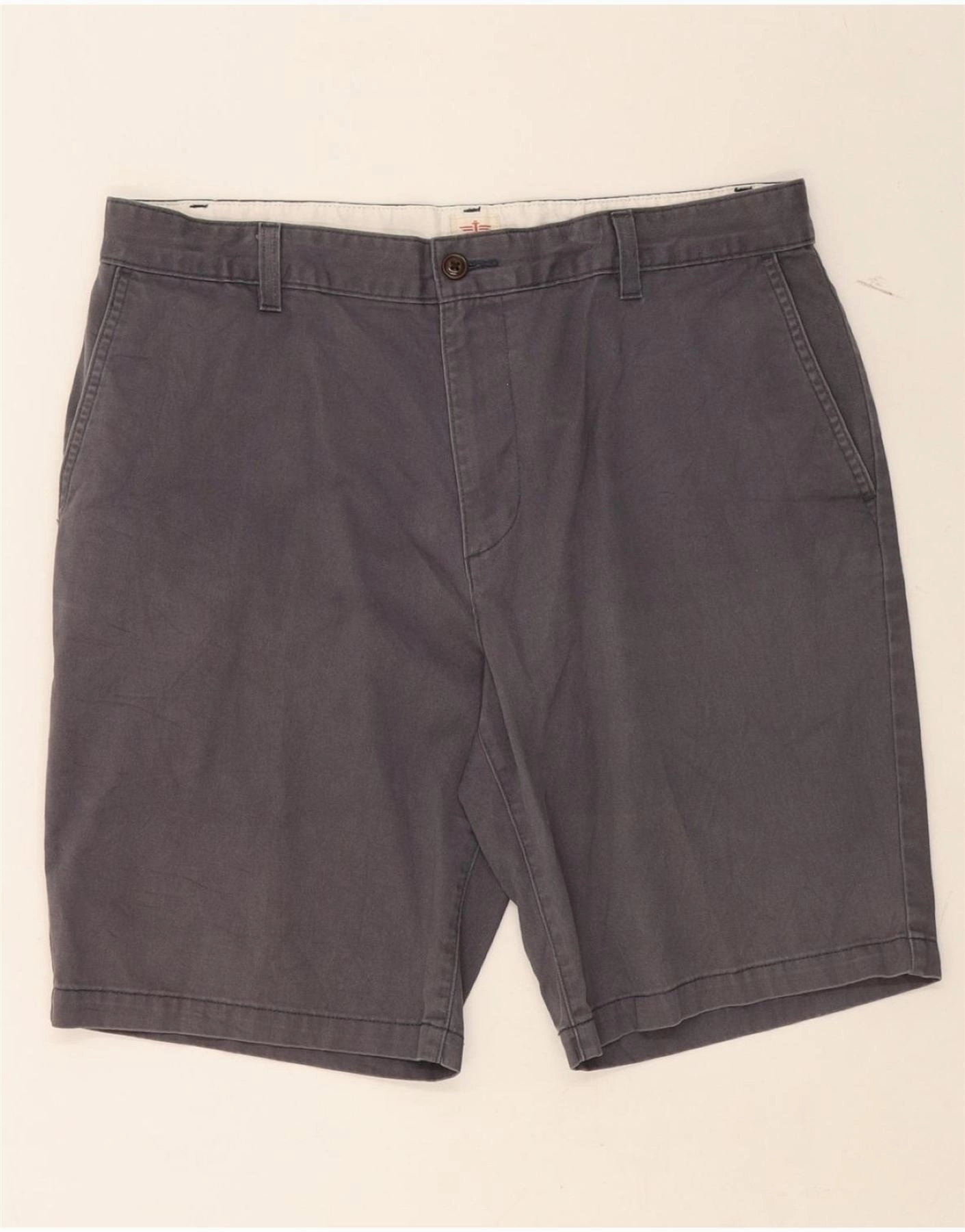 Soft Touch TemperatureRegulating DOCKERS Mens Chino Shorts W36 Large Grey Cotton