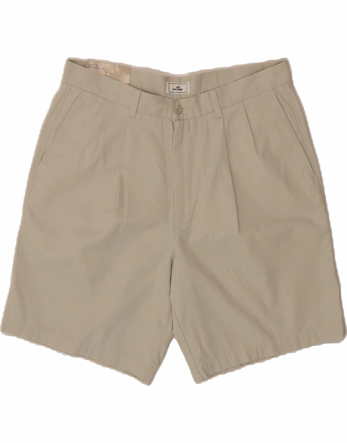 Comfortable Style DOCKERS Mens Chino Shorts W36 Large Grey Cotton