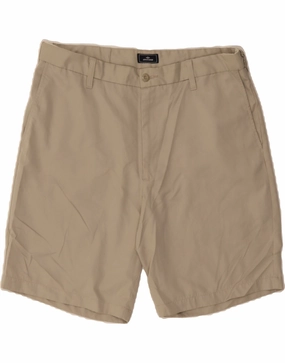Stretch Tech Hypoallergenic Textile DOCKERS Mens Chino Shorts W38 XL Beige Polyester