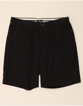 DOCKERS Mens Chino Shorts W38 XL Black Cotton Anti Slip Waist Grip Sport Ready Wear