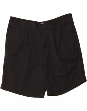 DOCKERS Mens Chino Shorts W38 XL Black Polyester Cap