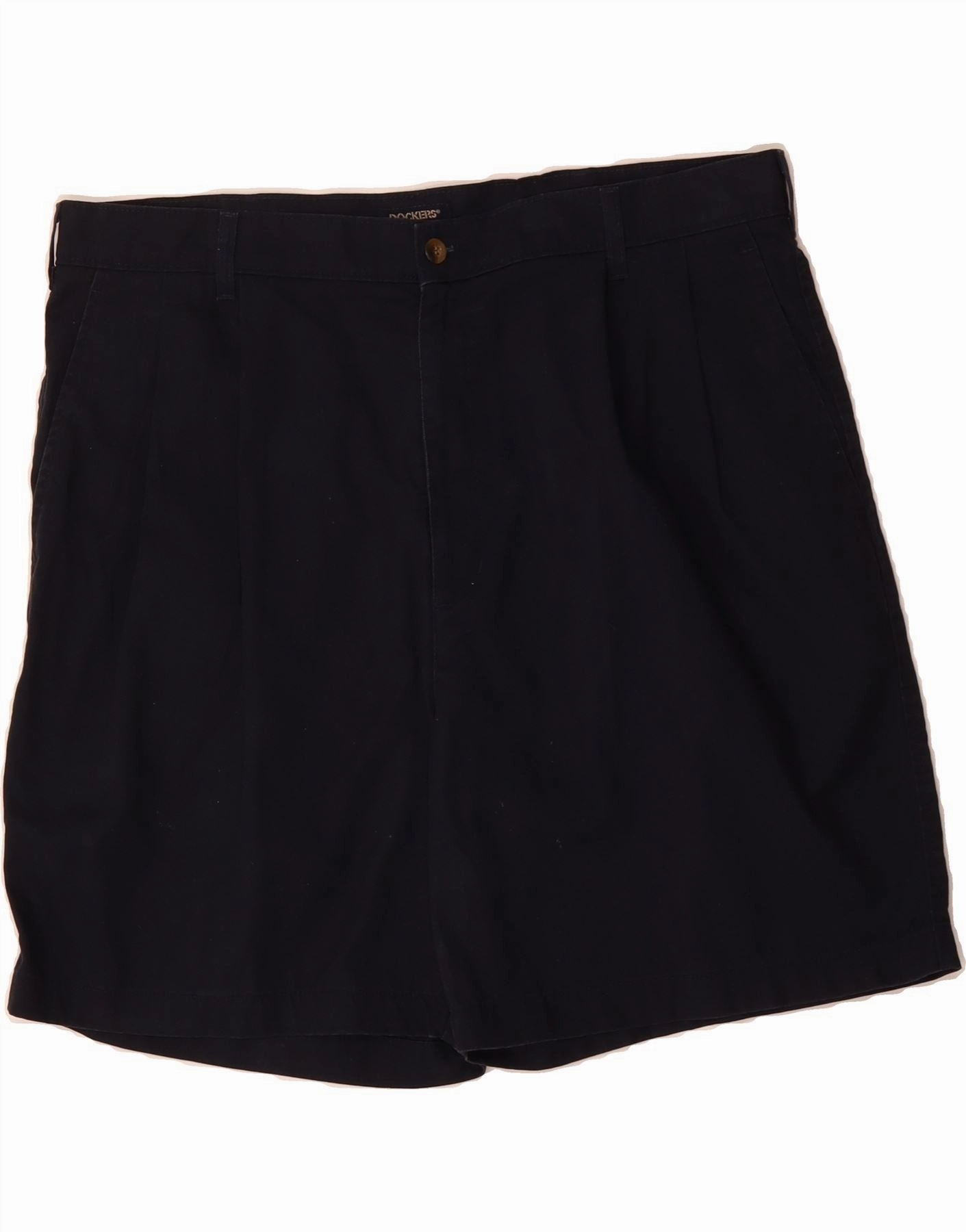 FasteningLoops DOCKERS Mens Chino Shorts W38 XL Navy Blue