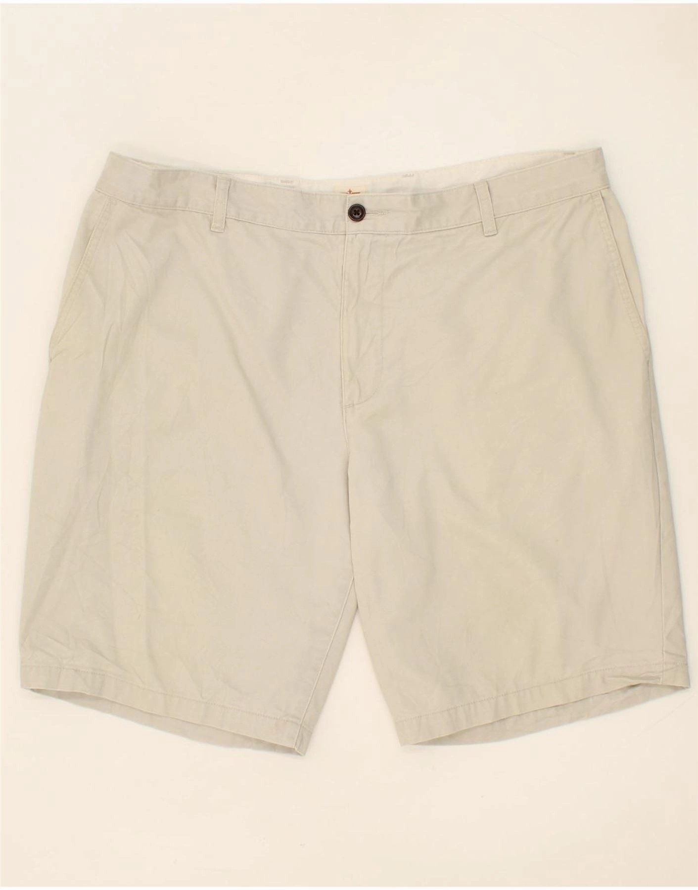 Versatile Look Mesh Fabric DOCKERS Mens Chino Shorts W40 XL Beige Cotton