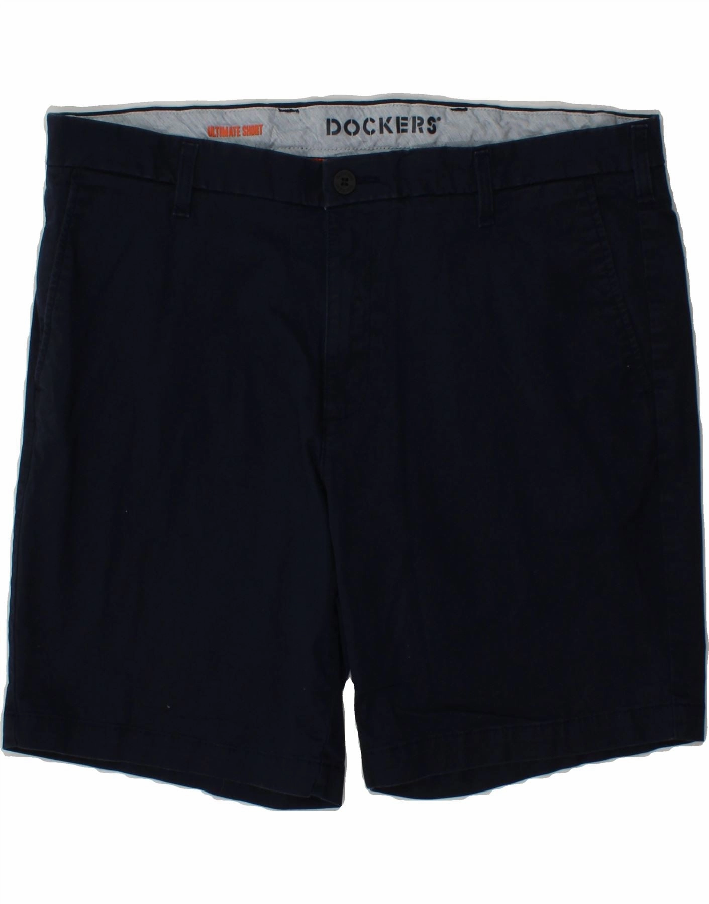 Durable Hem Finishing Breeze Stretch DOCKERS Mens Chino Shorts W40 XL Navy Blue Cotton