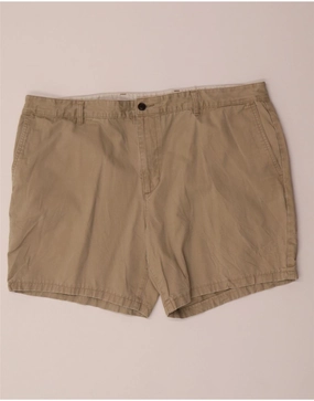 DOCKERS Mens Chino Shorts W42 2XL Beige Cotton shorts set slim cut