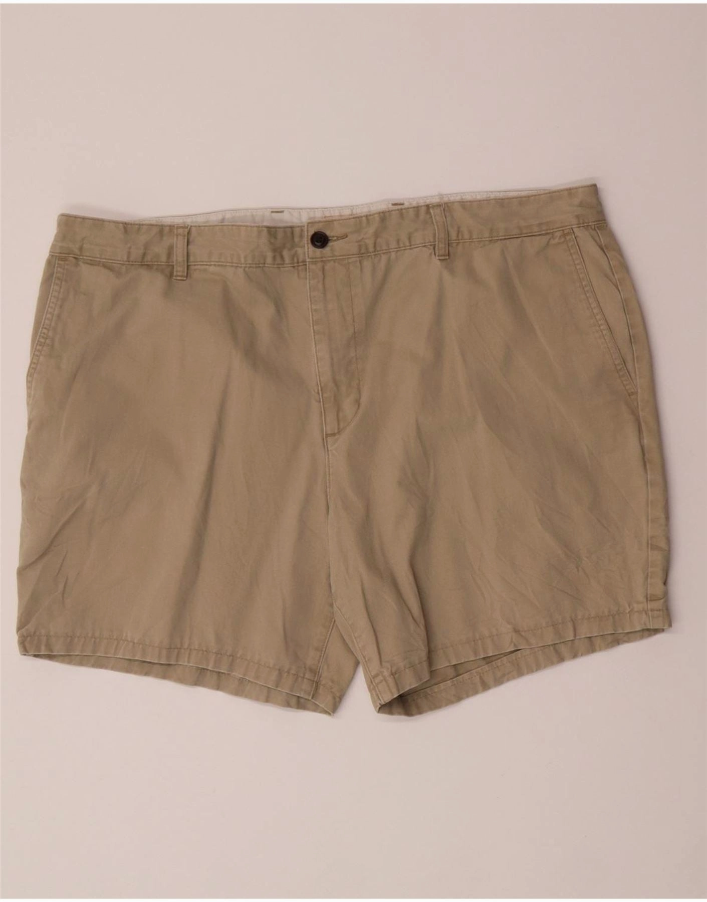DOCKERS Mens Chino Shorts W42 2XL Beige Cotton shorts set slim cut