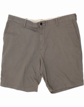 fitness enthusiasts LaserCutEdging DOCKERS Mens Chino Shorts W42 2XL Grey Cotton