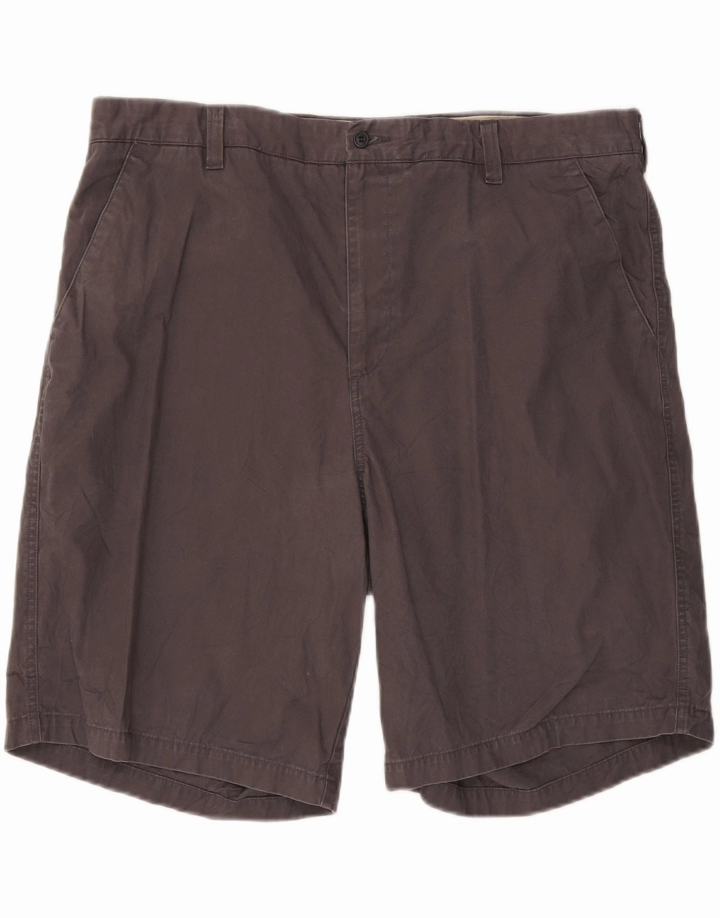 DOCKERS Mens Chino Shorts W42 2XL Grey Cotton Everyday Wear shrink-resistant