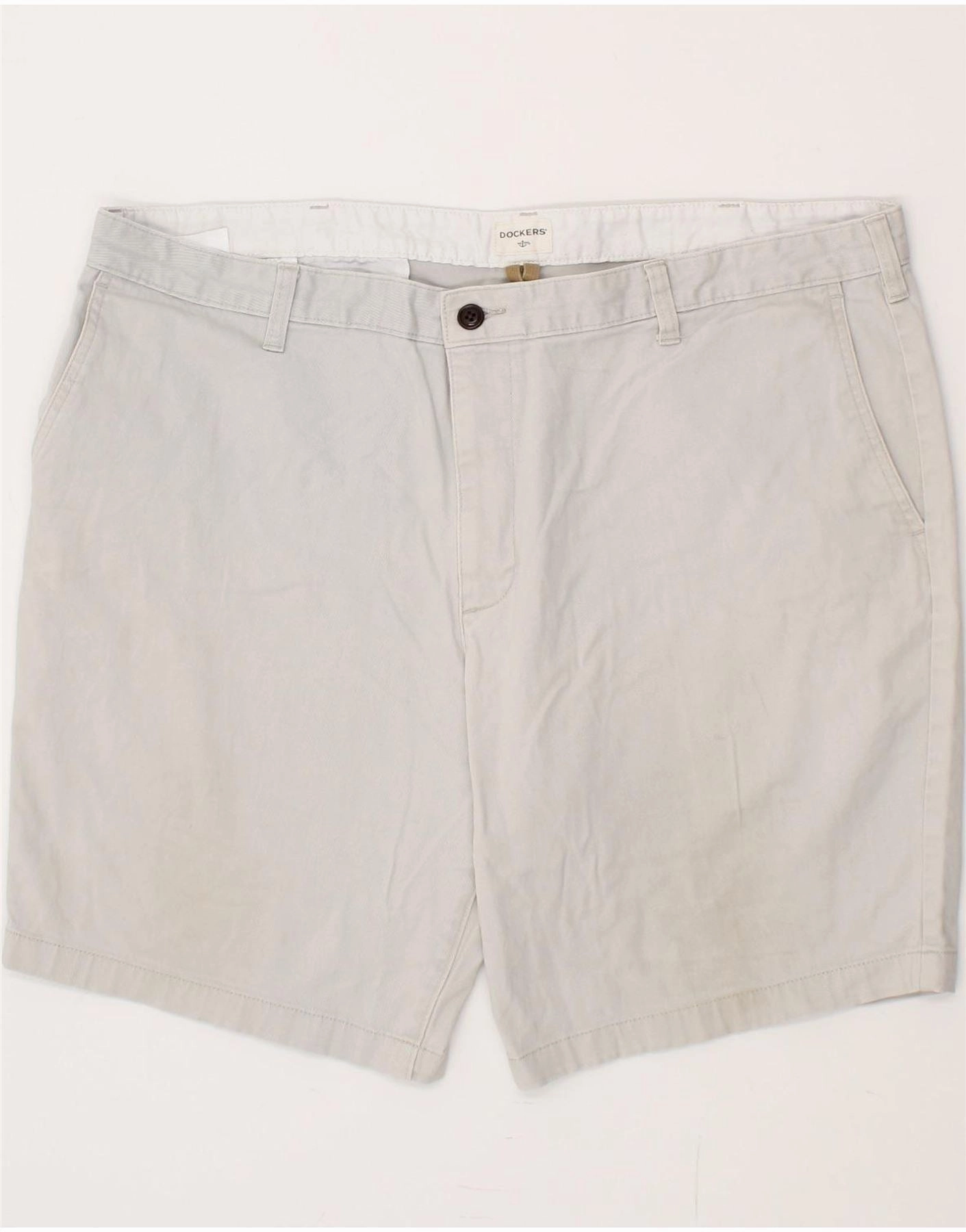 delivery work Stay Cool Wear DOCKERS Mens Chino Shorts W42 2XL Grey Cotton