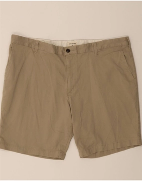 Fit Flex Easy Flex DOCKERS Mens Chino Shorts W44 2XL Beige Cotton
