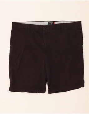 DOCKERS Mens Chino Shorts W44 2XL Black Cotton Quick Dry Fit