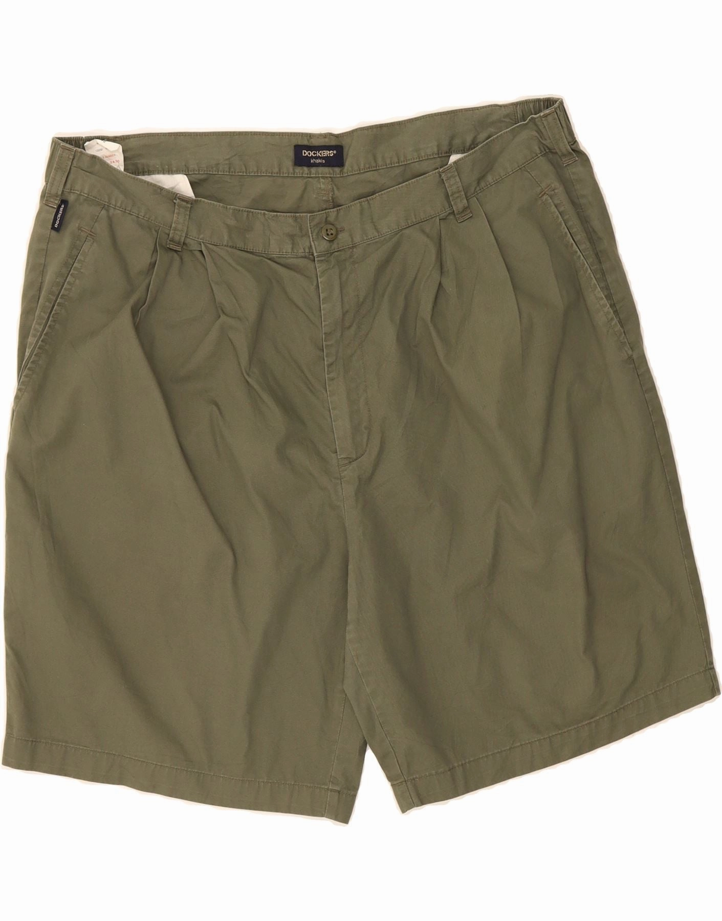 Beach Bound Denim shorts DOCKERS Mens Chino Shorts W45 2XL Khaki Cotton