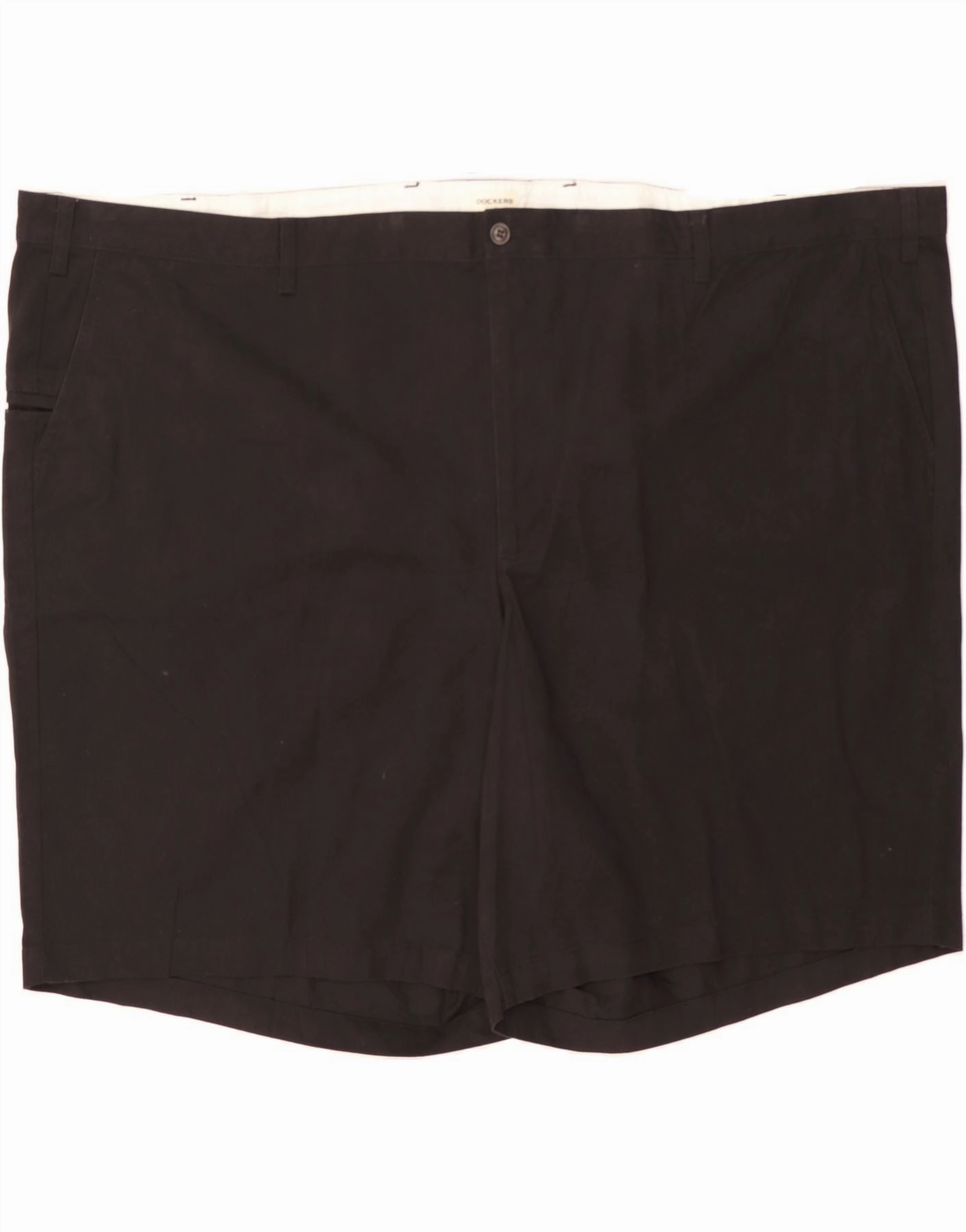 DOCKERS Mens Chino Shorts W60 6XL Black Cotton Sleek Design bodysuit