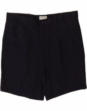Casual Outfit Tagless label DOCKERS Mens Classic Fit Pegged Chino Shorts W38 XL Navy Blue Cotton
