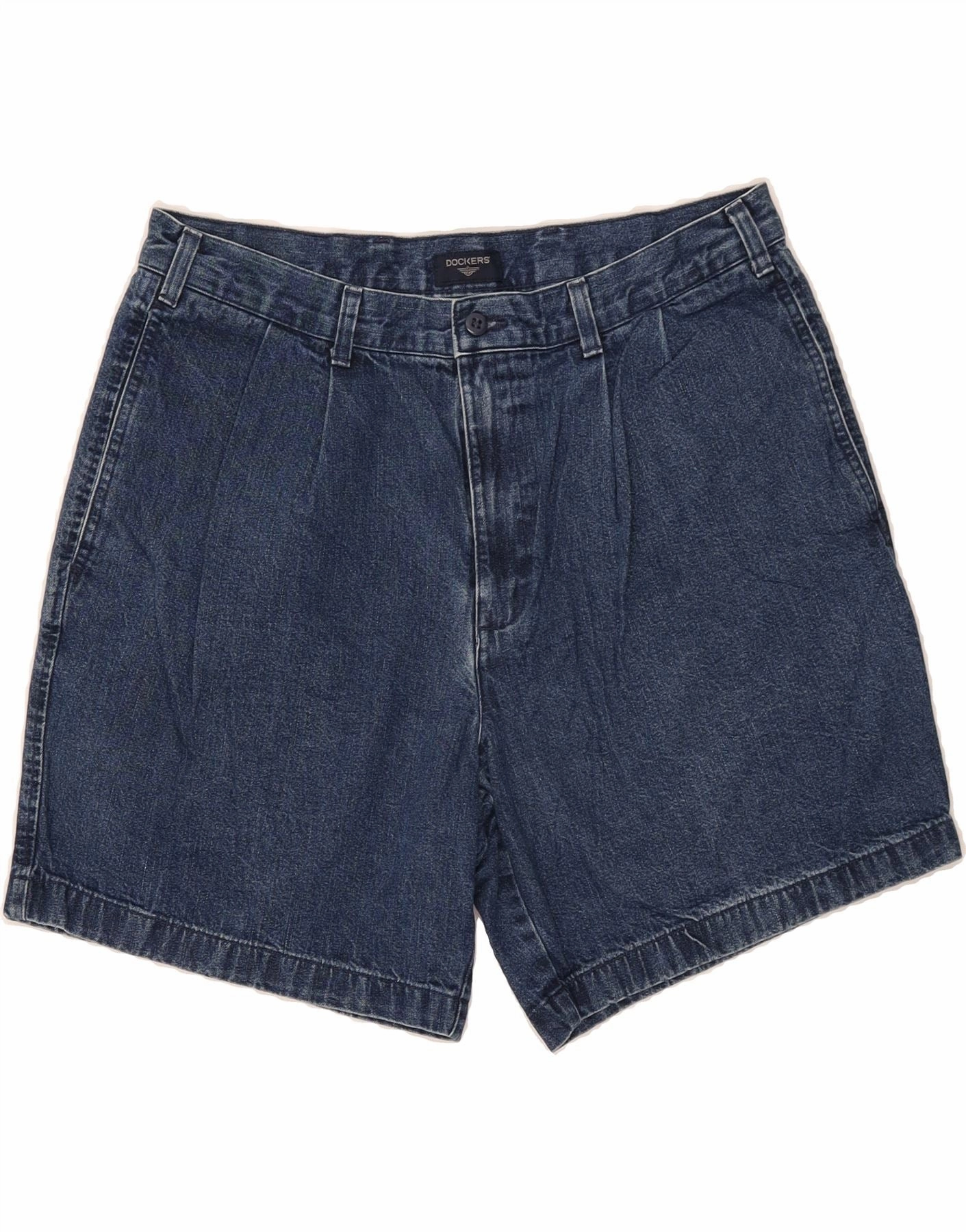 DOCKERS Mens Denim Shorts W36 Large Blue Abrasion Resistant Hem Parka