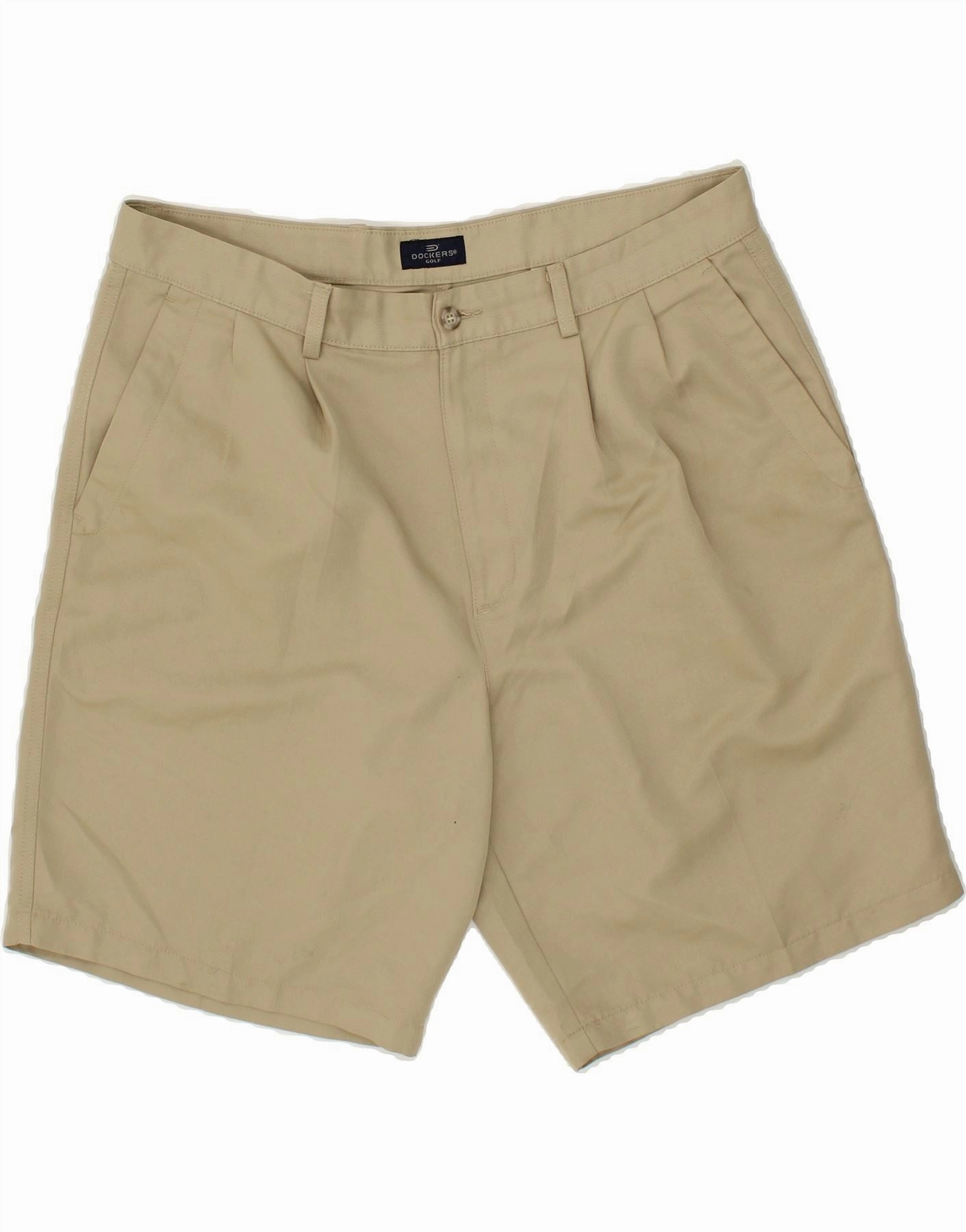 Baby shower gift hospitality industry DOCKERS Mens Golf Pegged Chino Shorts W38 XL Beige Polyester