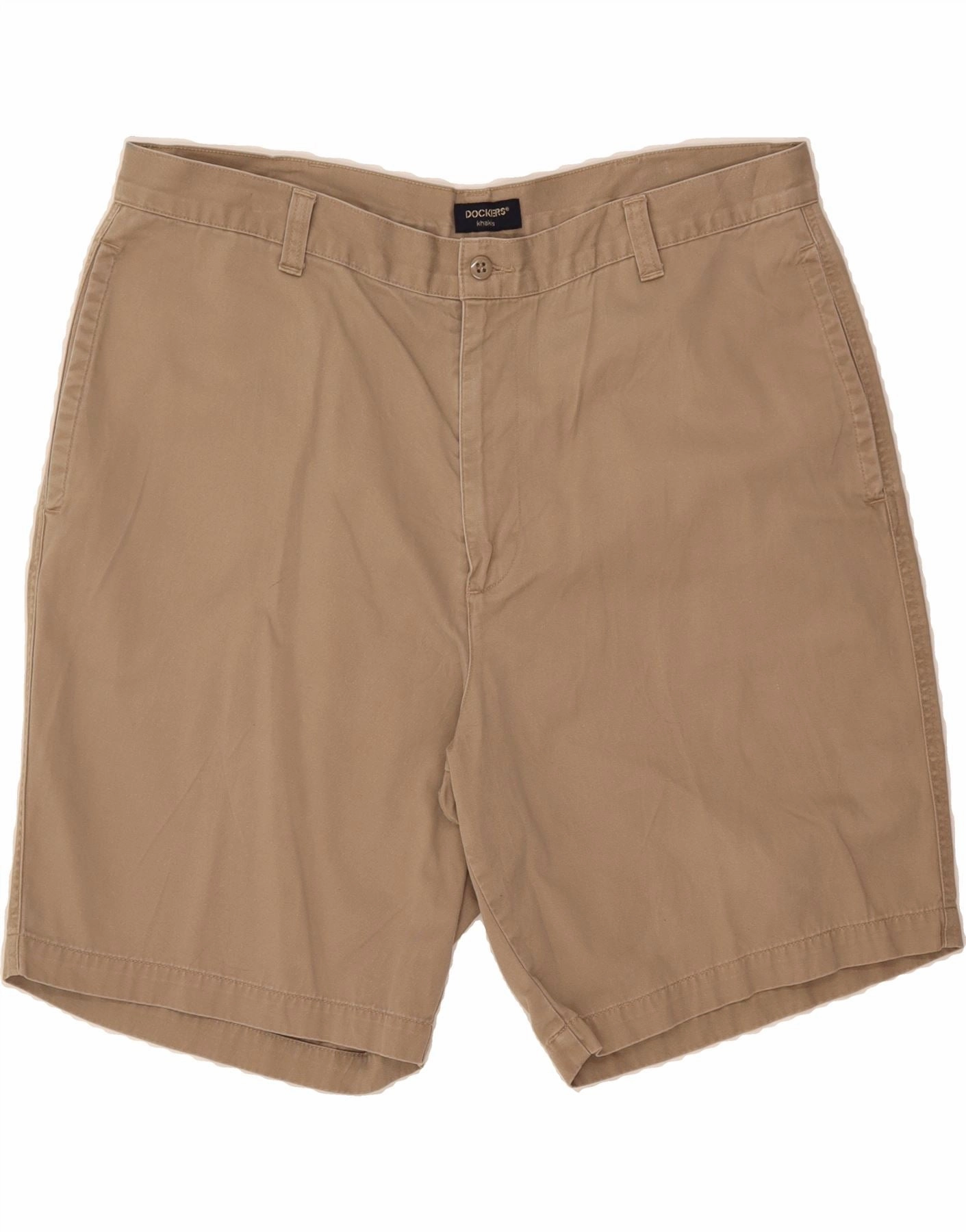 No Friction DOCKERS Mens Khakis Chino Shorts W40 XL Beige Cotton