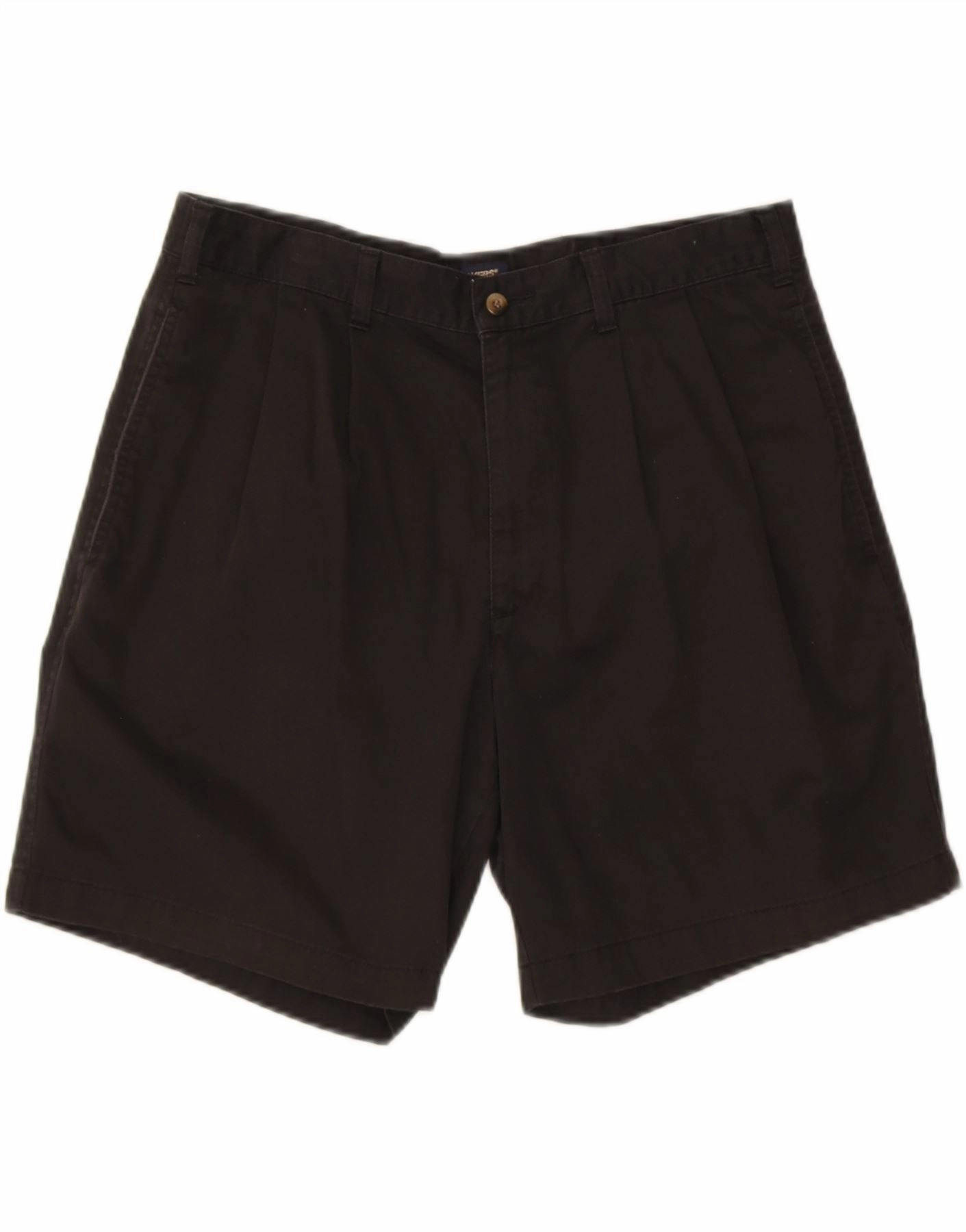 Chill Fit DOCKERS Mens Khakis Pegged Chino Shorts W36 Large  Black Cotton