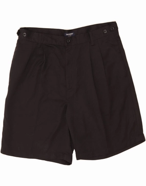Stretch Comfort DOCKERS Mens Khakis Pegged Chino Shorts W36 Large  Black