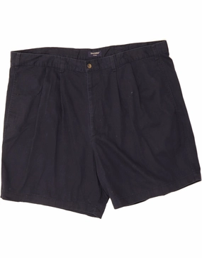 Cooling Effect DOCKERS Mens Khakis Pegged Chino Shorts W46 3XL Navy Blue Cotton