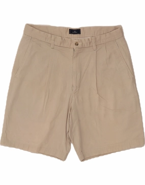 Travel Shorts DOCKERS Mens Pegged Chino Shorts W34 Large Beige Cotton