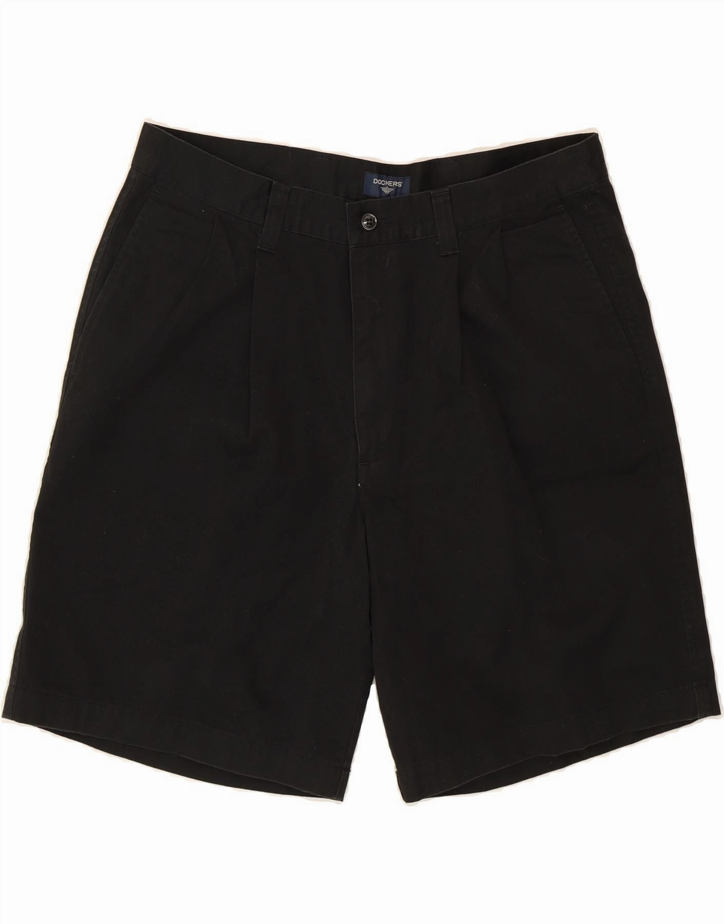 Sporty Layer DOCKERS Mens Pegged Chino Shorts W34 Large  Black Cotton