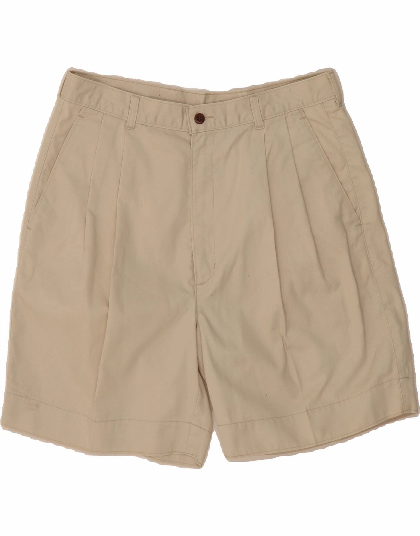 DOCKERS Mens Pegged Chino Shorts W34 Large  Off White Cotton waterproof Color Variety