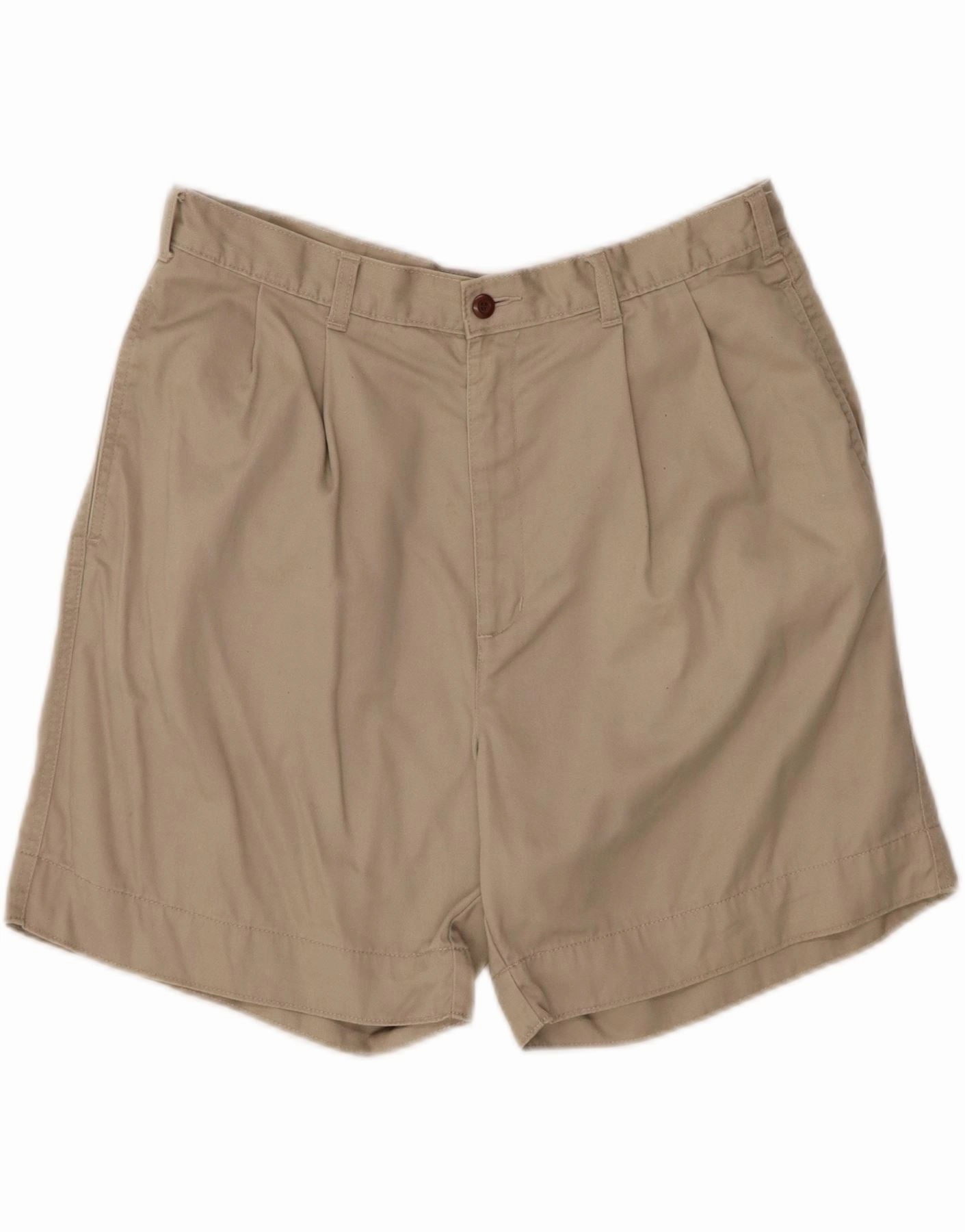 DOCKERS Mens Pegged Chino Shorts W36 Large Beige Cotton Clean Fabric Machine washable
