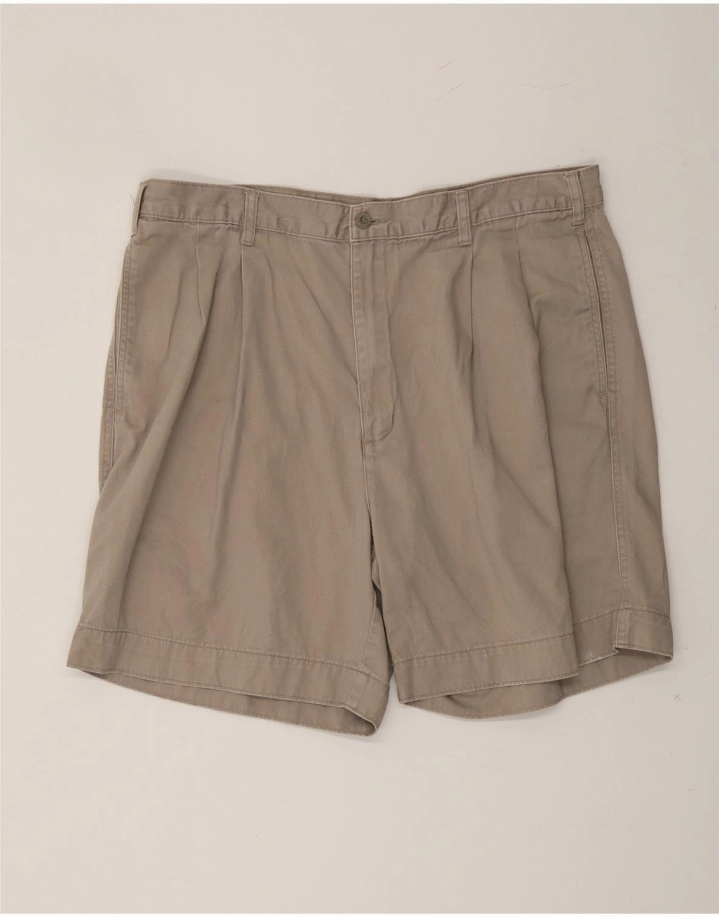 DOCKERS Mens Pegged Chino Shorts W36 Large  Grey Cotton Comfort Movement
