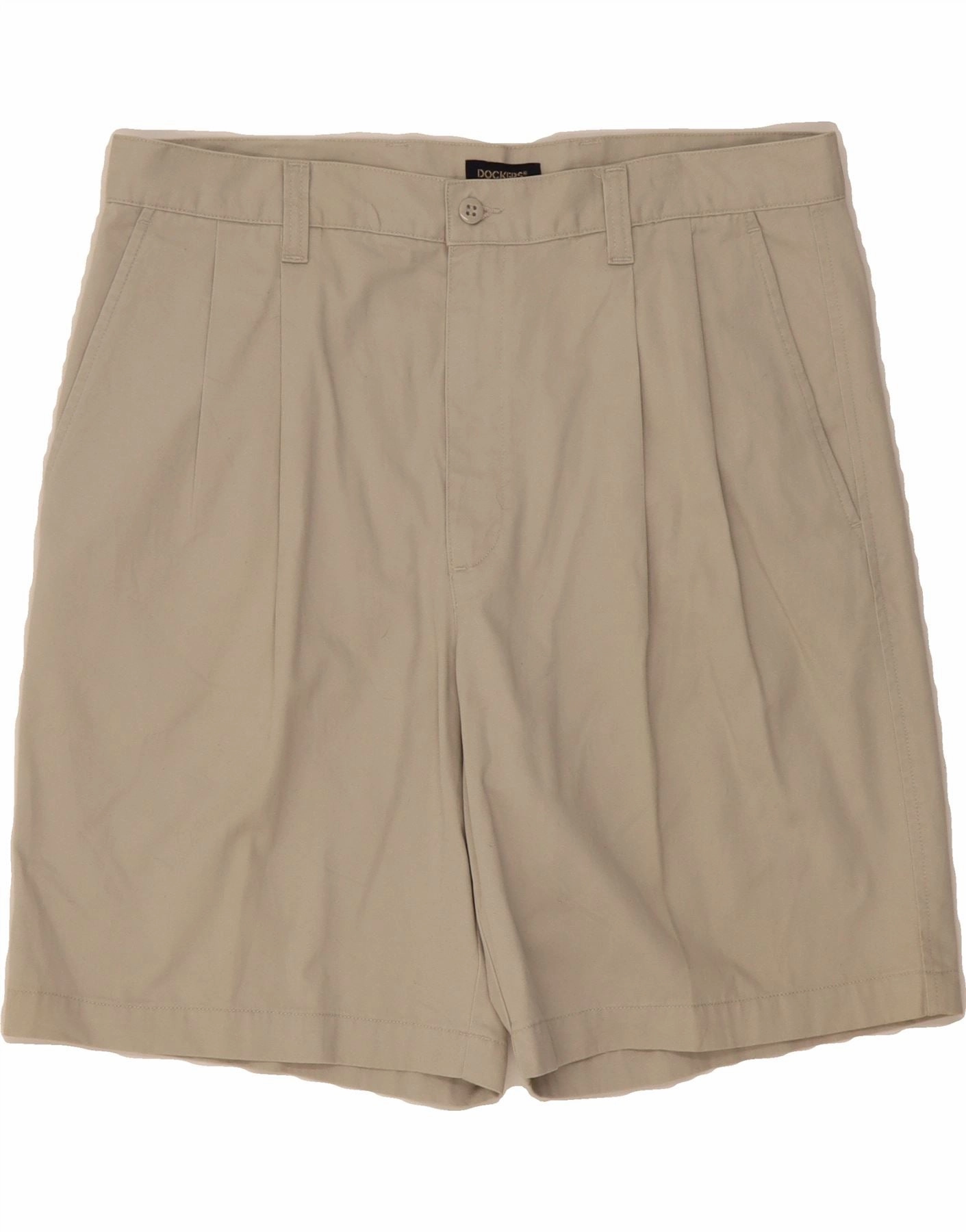 DOCKERS Mens Pegged Chino Shorts W36 Large  Grey Cotton Plus Size
