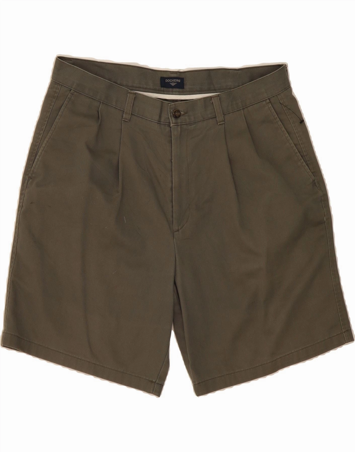 DOCKERS Mens Pegged Chino Shorts W36 Large  Khaki Cotton Parka