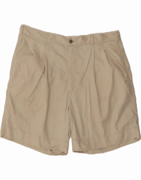 DOCKERS Mens Pegged Chino Shorts W38 XL Beige Contemporary Cut Core Fit