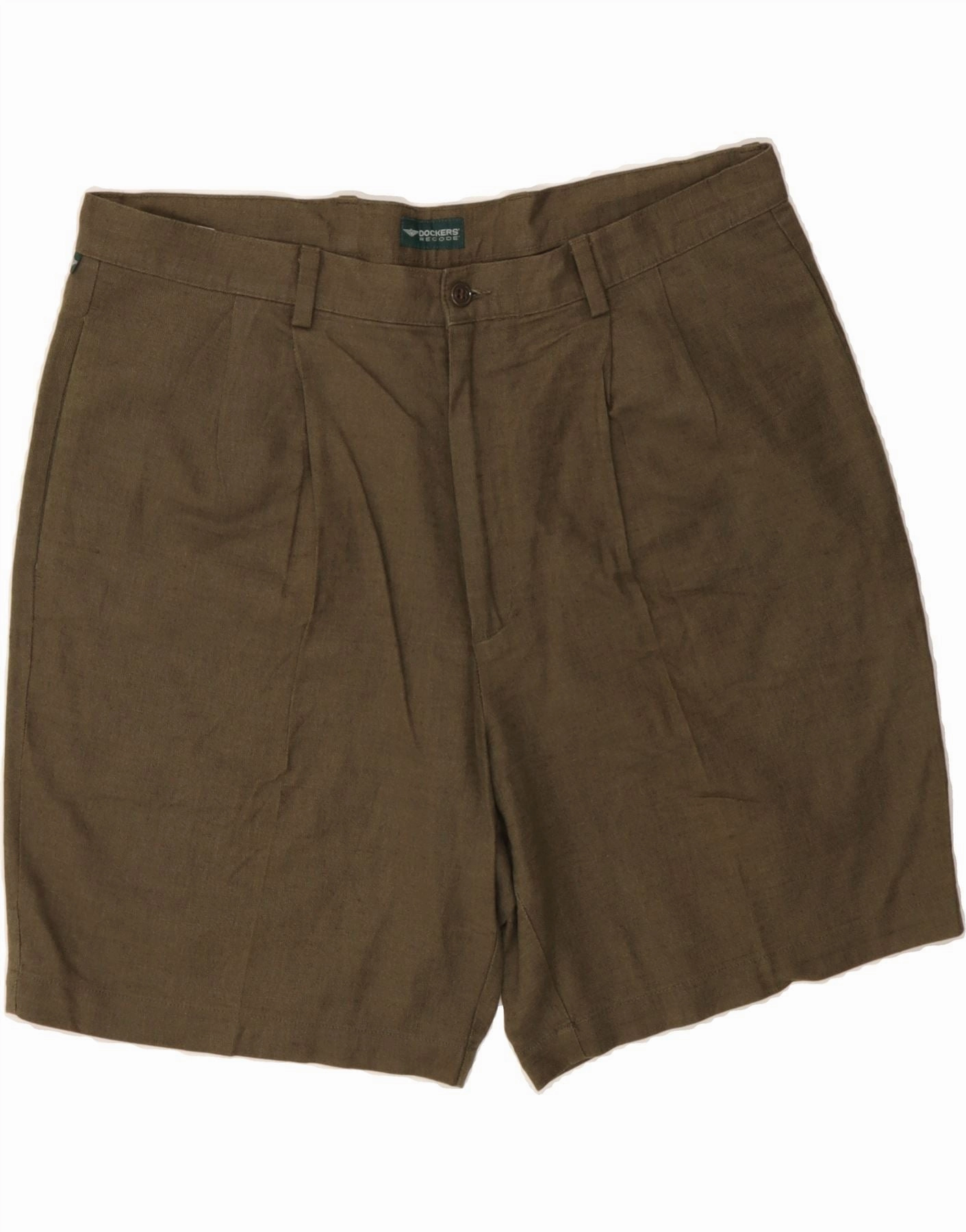 DOCKERS Mens Pegged Chino Shorts W38 XL  Khaki On-the-Go Shorts Stylish Outfit