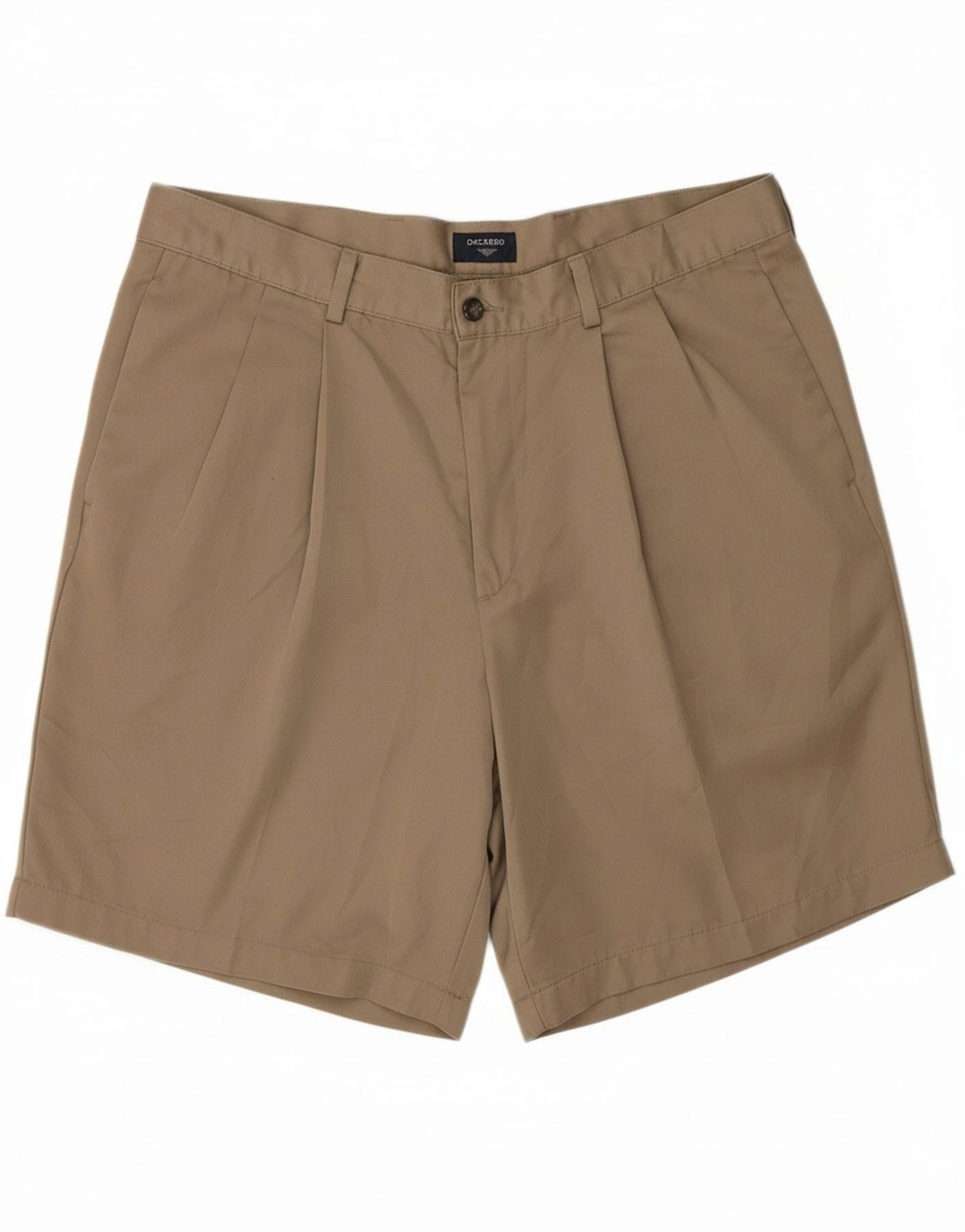 Heat Ready DOCKERS Mens Pegged Chino Shorts W38 XL Khaki Polyester