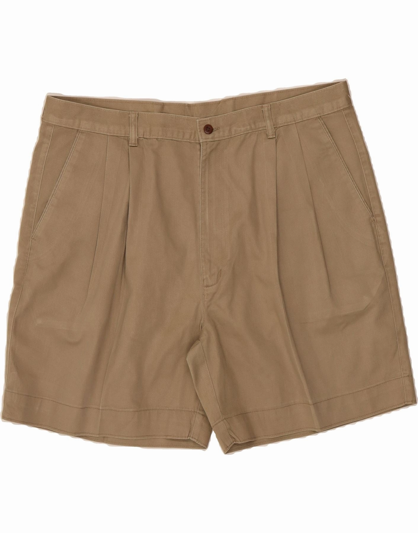 DOCKERS Mens Pegged Chino Shorts  W40 XL Beige Cotton Day Wear Simple Cut