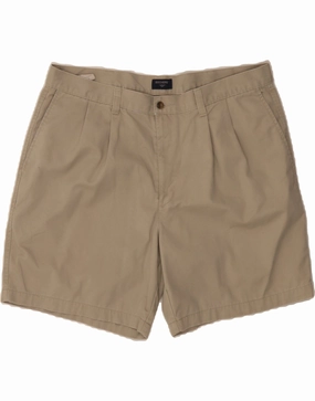 Chill Breeze Fit spandex blend DOCKERS Mens Pegged Chino Shorts W40 XL  Beige Cotton