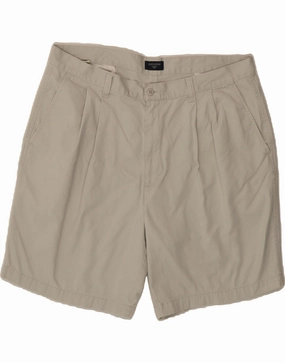 Comfy Motion DOCKERS Mens Pegged Chino Shorts W40 XL Grey Cotton