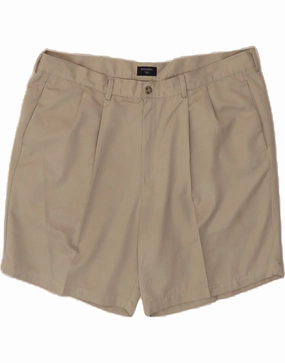 Comfy Layer DOCKERS Mens Pegged Chino Shorts W42 2XL Beige Polyester