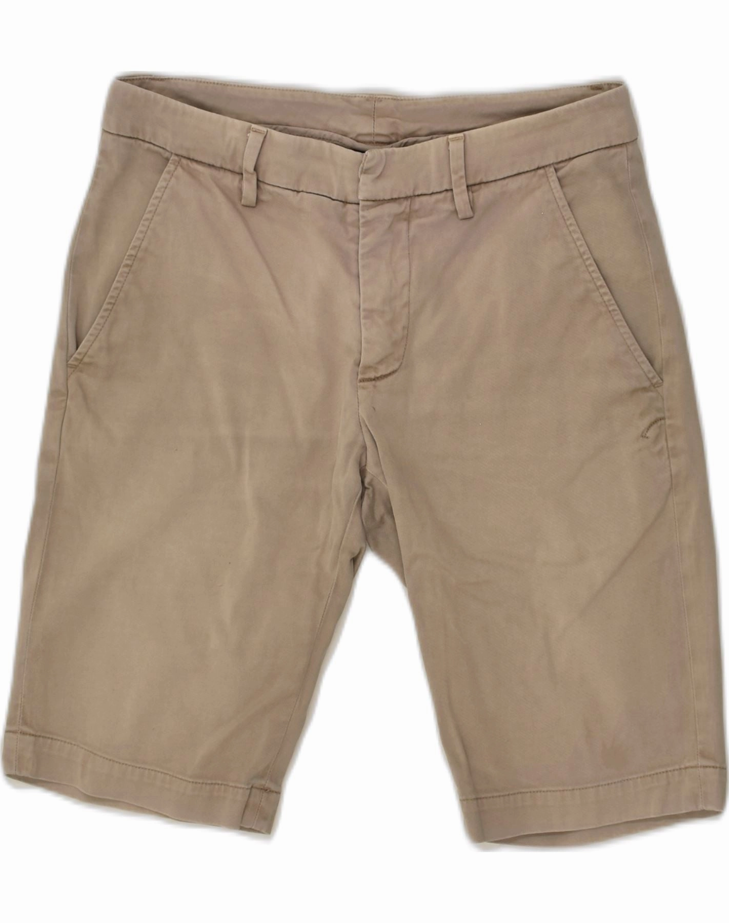 Comfy Cut healthcare industry DONDUP Mens Chino Shorts W30 Medium  Brown Cotton