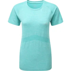 Ronhill Infinity Marathon Short Sleeve Womens Running Top - Blue Sustainable Material Blend