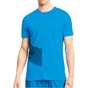 Puma Ignite Short Sleeve Mens Running Top - Blue BreathableMaterial