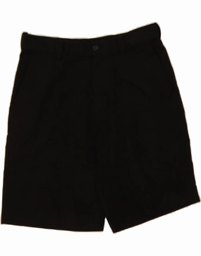linen option IZOD Mens Chino Shorts W32 Medium Black Cotton