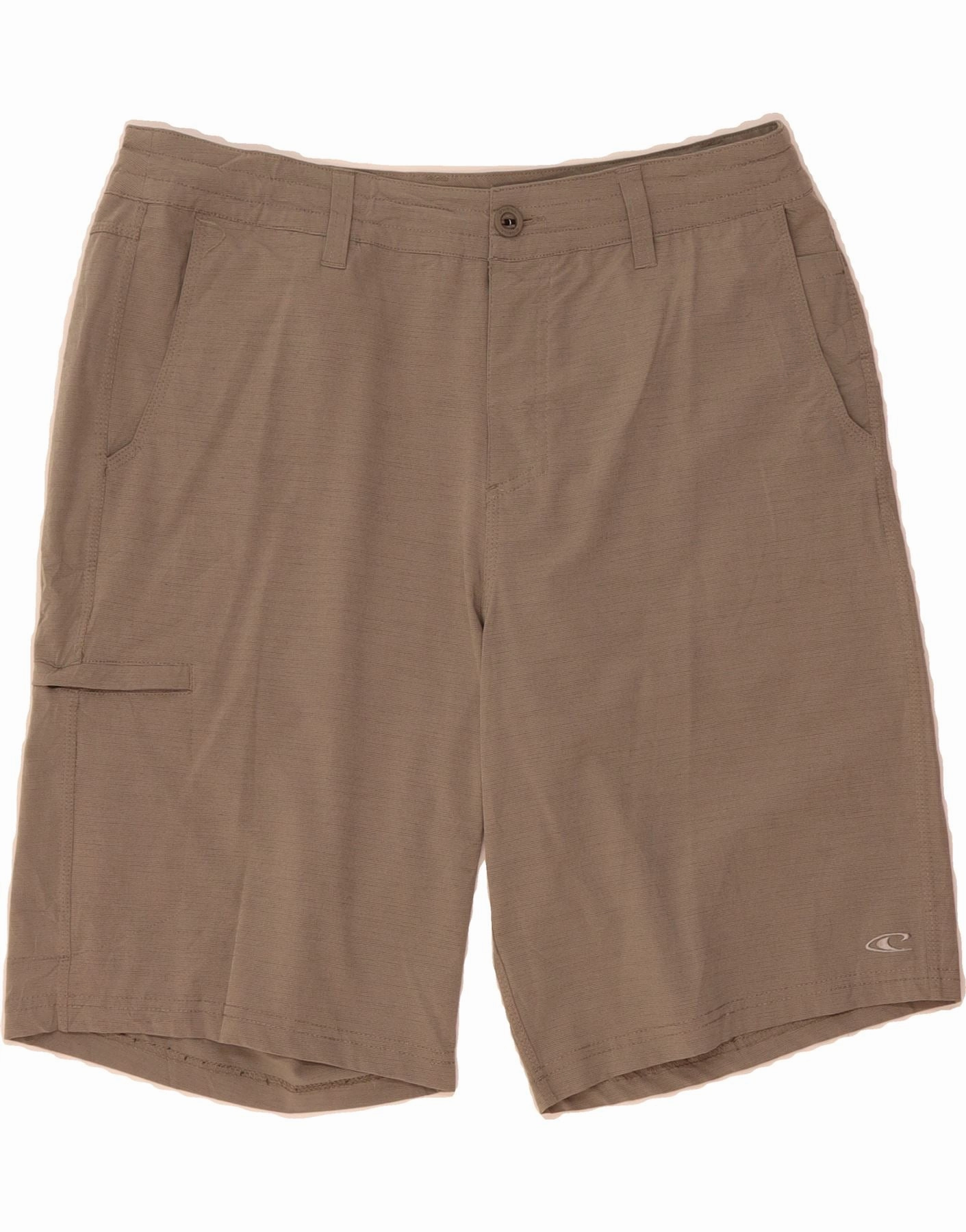O'NEILL Mens Cargo Shorts W34 Large  Grey Polyester Soft Elastic